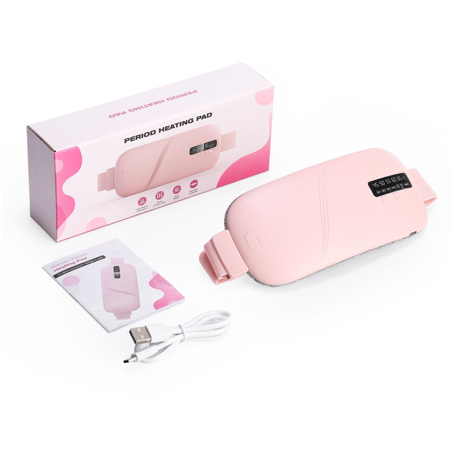 Hot compress warm palace heating belt